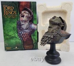 Lord of the Rings Cleaved Orc 1/4 Scale Bust Statue LOTR Sideshow WETA