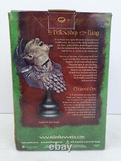 Lord of the Rings Cleaved Orc 1/4 Scale Bust Statue LOTR Sideshow WETA