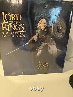 Lord of the Rings Eowyn Shield Maiden Sideshow Weta Polystone Statue Lotr