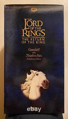 Lord of the Rings Gandalf with Shadowfax Sideshow Weta Polystone Statue