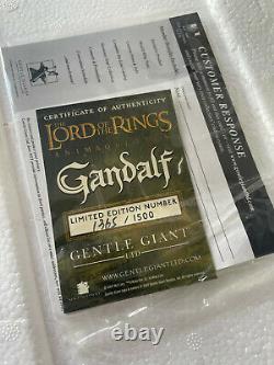 Lord of the Rings Gentle Giant Statue Bust Gandalf #1365 of 1500