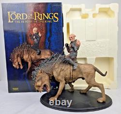 Lord of the Rings Gothmog with Warg 1/6 Scale Figure Statue LOTR Sideshow WETA