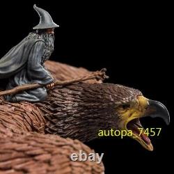 Lord of the Rings Hobbit Gandalf On Gwaihir Statue Model Collection Gift Mini