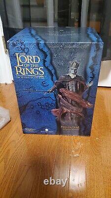 Lord of the Rings King of the Dead Sideshow Weta Polystone Statue 0911/6500 MIB