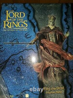 Lord of the Rings'King of the Dead' Sideshow Weta Polystone Statue NIB 85/6500