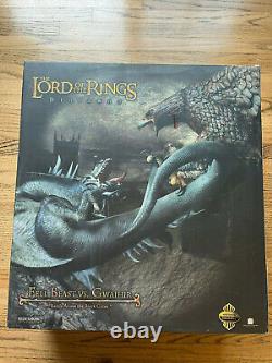 Lord of the Rings Sideshow Fell Beast vs. Gwaihir Eagle Statue Diorama DragonNEW