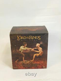 Lord of the Rings The Crack of Doom Frodo and Gollum Sideshow Statue 677/1500
