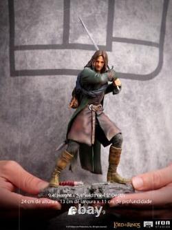 Lotr Lord of The Rings Art. Aragorn Iron Studios Sideshow 1/10 Statue Stairs