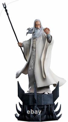 Lotr Lord of The Rings Art. Saruman Iron Studios Sideshow 1/10 Statue Stairs