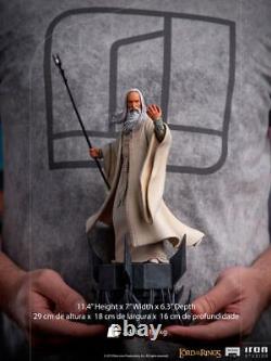 Lotr Lord of The Rings Art. Saruman Iron Studios Sideshow 1/10 Statue Stairs