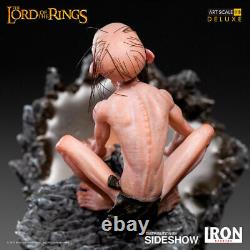 Lotr Lord of The Rings Bds Art Scale statue 1/10 Gollum Iron Studios Sideshow