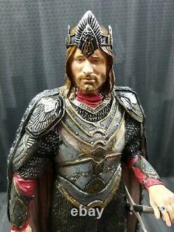 Lotr Sideshow Weta Aragorn King Elessar Statue Lord Of The Rings Ltd 1647/3000