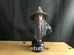 Lotr Sideshow Weta Lord Of The Rings Fotr Gandalf The Grey 9 Statue/bust No Box