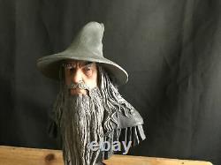 Lotr Sideshow Weta Lord Of The Rings Fotr Gandalf The Grey 9 Statue/bust No Box