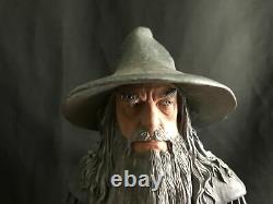 Lotr Sideshow Weta Lord Of The Rings Fotr Gandalf The Grey 9 Statue/bust No Box
