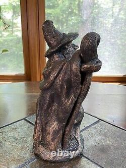 MIKE MAKRAS SCULPTURE GANDALF STATUE RARE VINTAGE LORD OF THE RINGS Signed 1978