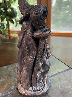 MIKE MAKRAS SCULPTURE GANDALF STATUE RARE VINTAGE LORD OF THE RINGS Signed 1978