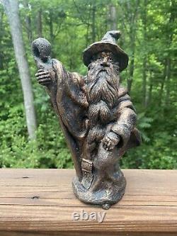 MIKE MAKRAS SCULPTURE GANDALF STATUE RARE VINTAGE LORD OF THE RINGS Signed 1978