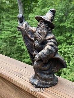 MIKE MAKRAS SCULPTURE GANDALF STATUE RARE VINTAGE LORD OF THE RINGS Signed 1978
