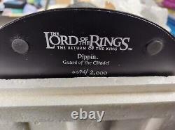 NEW SIDESHOW Lord of the Rings LOTR Pippin Guard of the Citadel Statue 094/2000