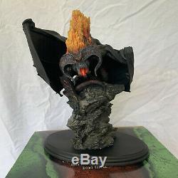 NEW Sideshow Weta Lord of the Rings Balrog, Flame of Udun Statue