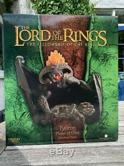 NEW Sideshow Weta Lord of the Rings Balrog, Flame of Udun Statue