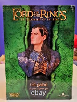 New Sideshow Lord of the Rings Gil-Galad 1/4 Scale Bust Statue 1181/3000