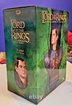 New Sideshow Lord of the Rings Gil-Galad 1/4 Scale Bust Statue 1181/3000