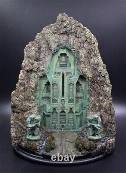 New The Lord of The Rings Hobbit Lonely Mountain Door Statue Figure Resin Stock