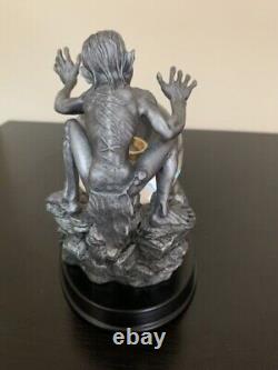 Noble Collection Lord of The Rings Gollum My Precious Globe Pewter Statue