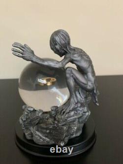 Noble Collection Lord of The Rings Gollum My Precious Globe Pewter Statue