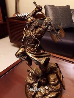 OGRM the Lord of the Rings Bronze Dwarf King figure Fine Casting Statue