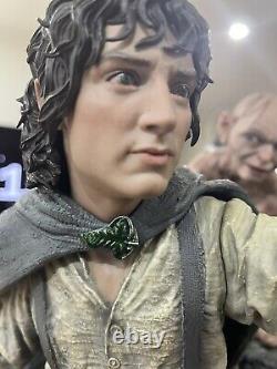 Prime 1 Frodo & Gollum 1/4 Lord of the rings scale statue