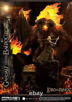 Prime 1 Lord of the Rings Gandalf vs Balrog EX Statue Figure New US Seller