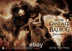 Prime 1 Lord of the Rings Gandalf vs Balrog Premium Masterline Statue Figure NEW