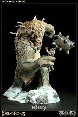 - RARE Sideshow Lord Of The Rings Snow Troll Polystone Statue