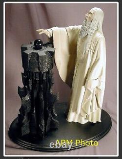 SARUMAN THE WHITE 1/6 scale Polystone Statue Lord of the Rings Sideshow Weta NIB