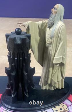 SARUMAN THE WHITE 1/6 scale Polystone Statue Lord of the Rings Sideshow Weta NIB