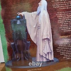 SARUMAN THE WHITE 1/6 scale Polystone Statue Lord of the Rings Sideshow Weta NIB