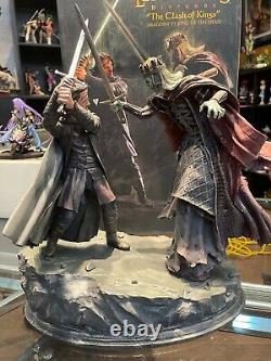 SIDESHOW EXC. STATUE Aragorn VS King of The Dead 96/300 THE LORD OF THE RINGS