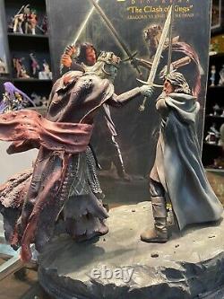 SIDESHOW EXC. STATUE Aragorn VS King of The Dead 96/300 THE LORD OF THE RINGS