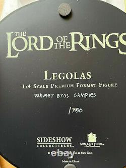 SIDESHOW EXCLUSIVE THE LORD OF THE RINGS LEGOLAS PREMIUM FORMAT STATUE new