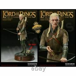 SIDESHOW Exclusive Lord of the rings Legolas Premium Format Statue Hobbit NIB