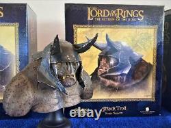 SIDESHOW The Lord Of The Rings Siege Tower Troll Bust Statue Set of 4