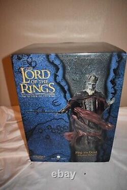 SIDESHOW WETA Lord of the Rings King of the Dead Statue Figure 9343 NEW