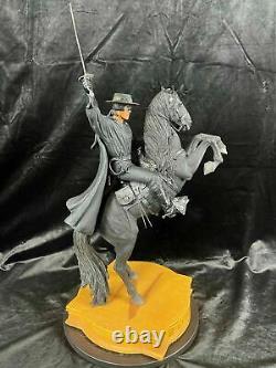 SIDESHOW Weta DARK HORSE ZORRO ON TORNADO Figure STATUE PREMIUM FORMAT