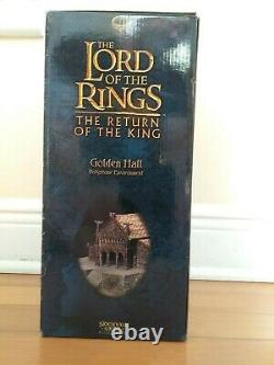 SIDESHOW Weta Lord of the Rings Golden Hall Diorama #3289/4000