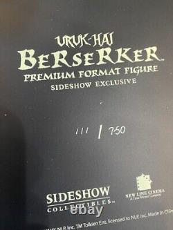 Sideshow Exclusive LORD OF THE RINGS URUK-HAI BERSERKER Premium Format Statue