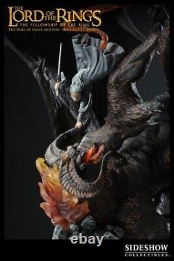 Sideshow LOTR Gandalf VS Balrog Diorama The Duel Of Light & Fire Statue 3/1000