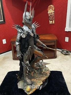 Sideshow LOTR Lord Rings SAURON PREMIUM FORMAT Statue! #0069/ 1500! L@@K